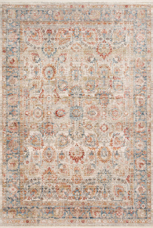 Claire Ivory / Ocean — a Loloi rug at Laurie Yapp Home.