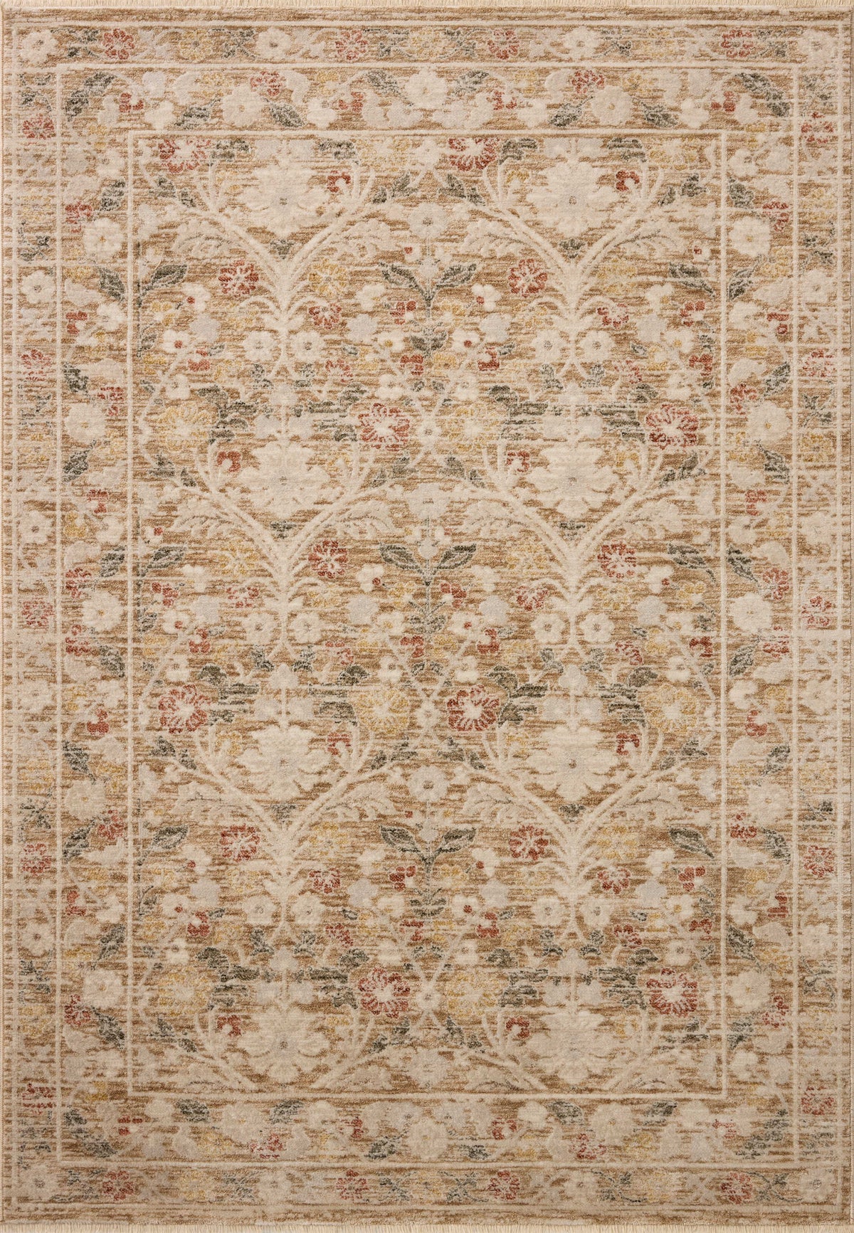 Clarisse Sand / Multi — a Loloi rug at Laurie Yapp Home.