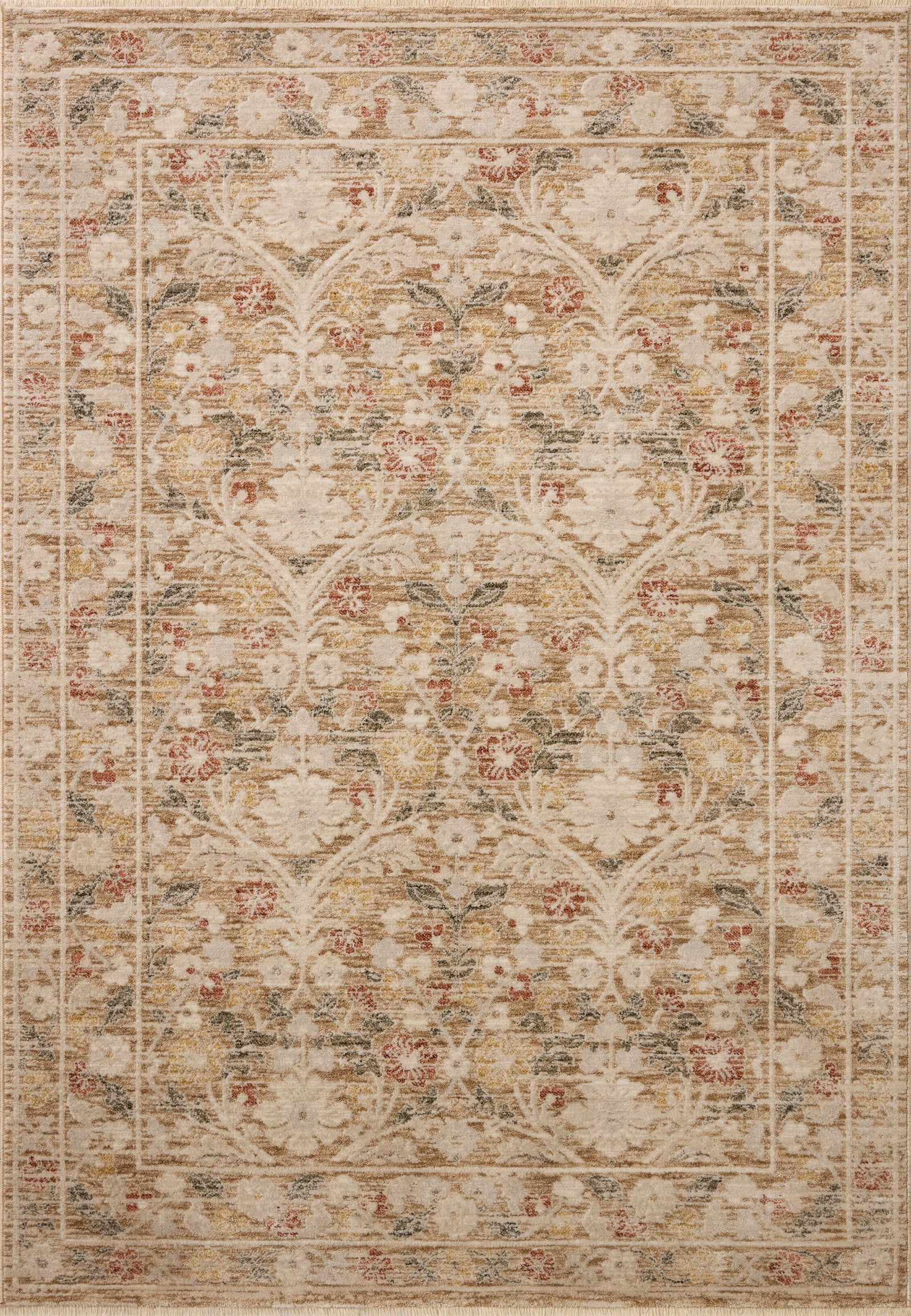 Clarisse Sand / Multi — a Loloi rug at Laurie Yapp Home.