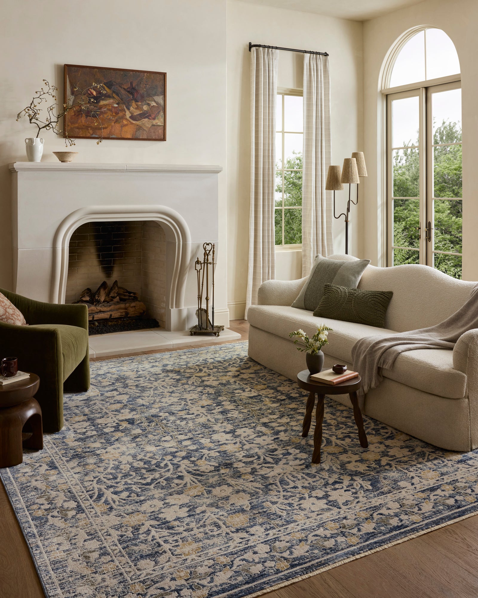 Clarisse Blue / Beige — a Loloi rug at Laurie Yapp Home.