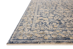 Clarisse Blue / Beige shown from a different angle to reveal its pattern.