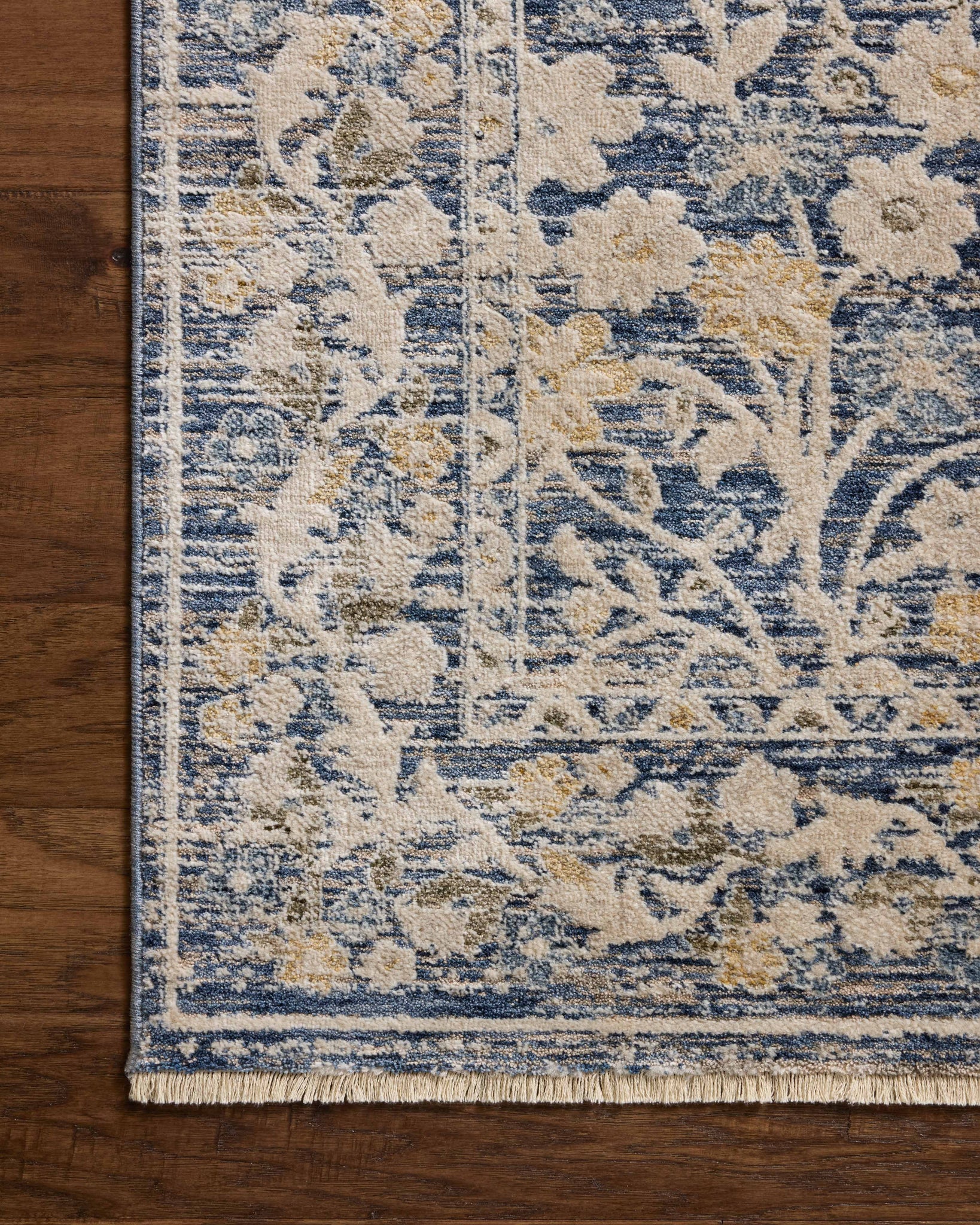 Clarisse Blue / Beige shown from another angle.