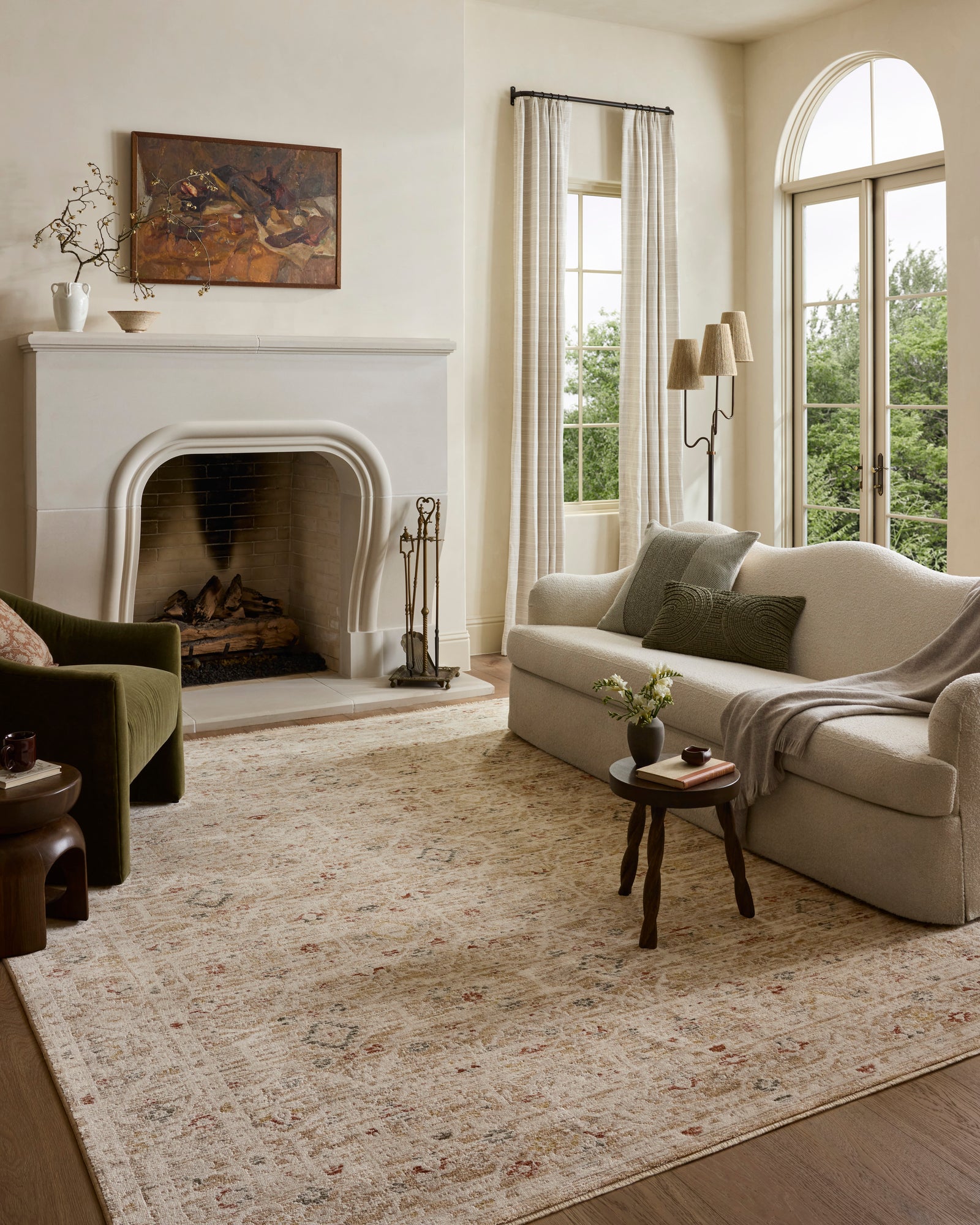 Clarisse Natural / Multi — a Loloi rug at Laurie Yapp Home.