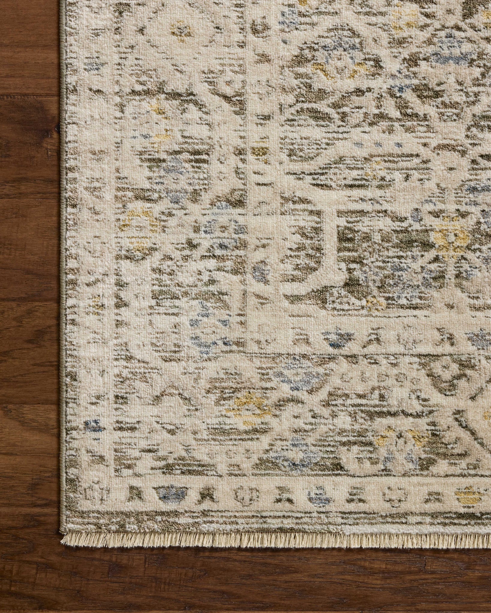 Clarisse Olive / Ivory shown from another angle.