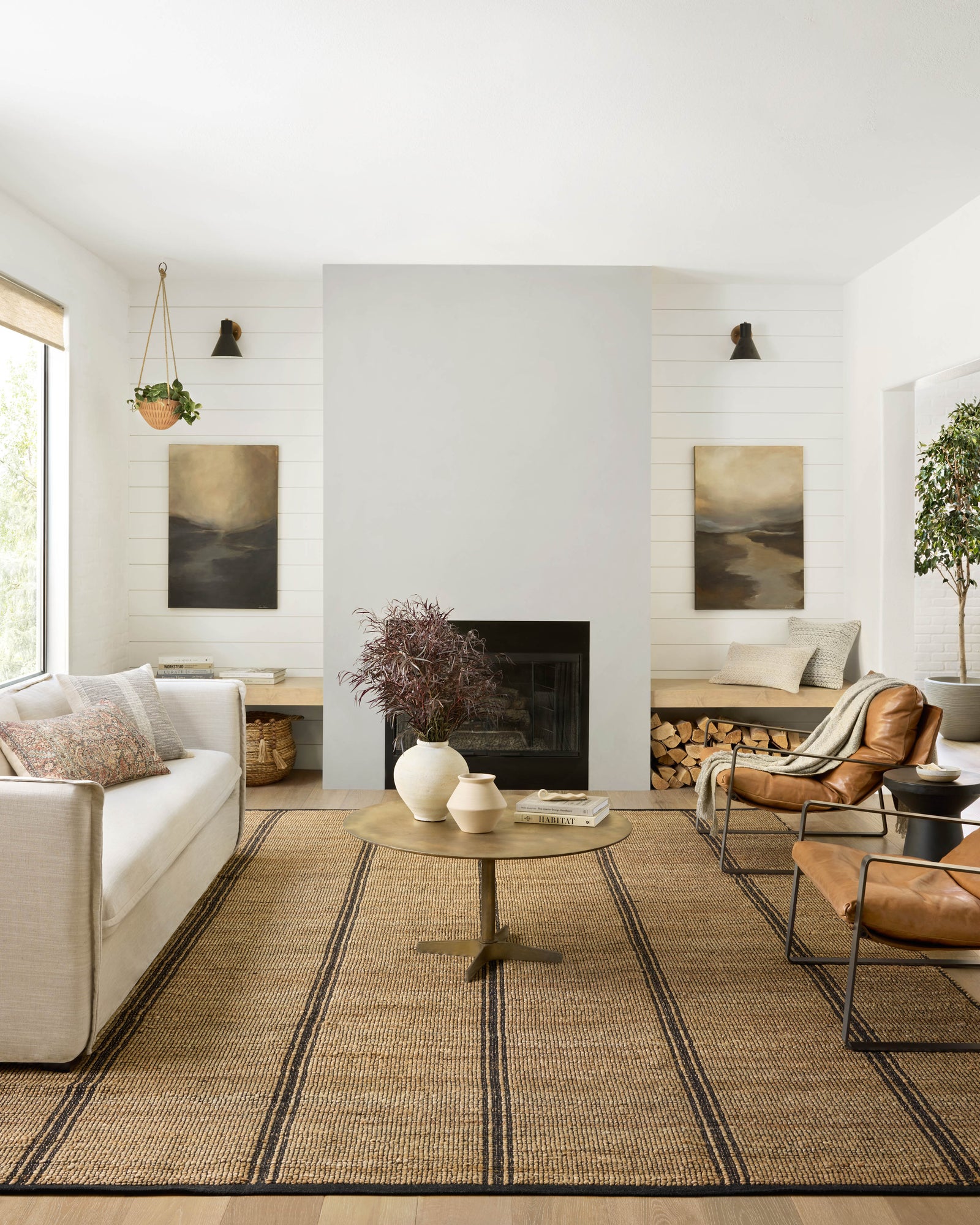 Colton Natural / Black — a Loloi rug at Laurie Yapp Home.