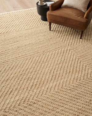 Colton Natural / Ivory shown from a different angle to reveal its pattern.