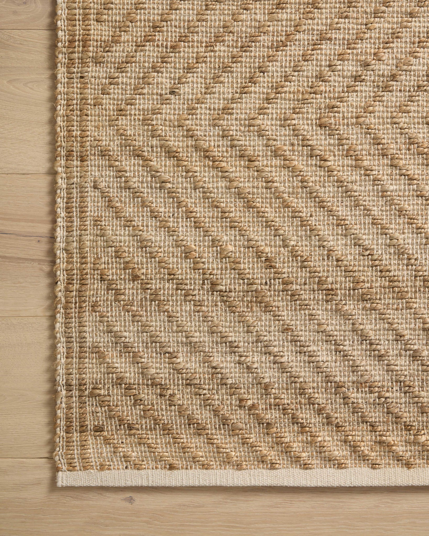 Colton Natural / Ivory shown from a different angle to reveal its pattern.