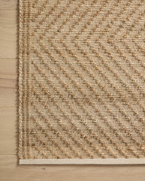 Colton Natural / Ivory shown from a different angle to reveal its pattern.