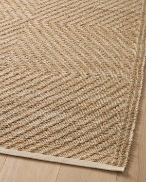 Colton Natural / Ivory shown from a different angle to reveal its pattern.
