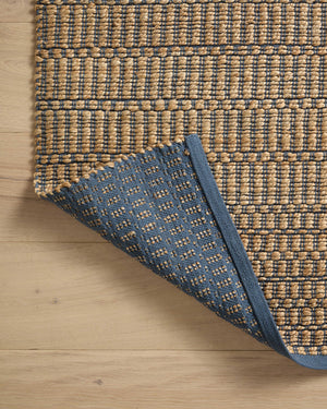 Colton Natural / Navy shown from a different angle to reveal its pattern.