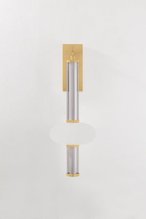 Corbin Wall Sconce shown from a second angle to highlight the arm curve and shade silhouette.