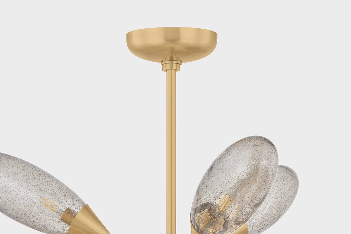 Cordoba Chandelier 39.5" — a Corbett chandelier for dining rooms, entries, and living rooms at Laurie Yapp Home.
