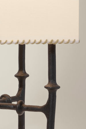 Cy Floor Lamp shown from the front to reveal the stem, base, and shade proportions.