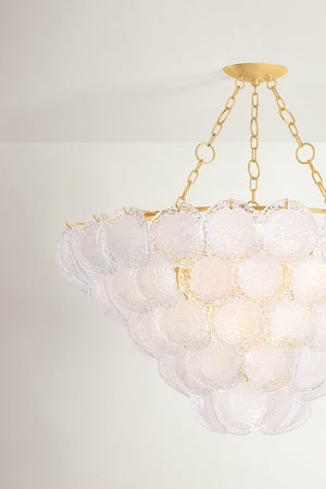 Cedar Hill Chandelier 47.25" shown from a second angle to highlight the frame, arms, and shade detail.