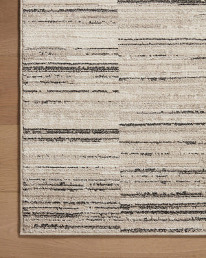 Darby Charcoal / Sand styled in a living room at Laurie Yapp Home.