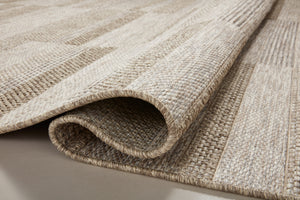 Side view of the Dawn Natural (Pattern 3) rug.