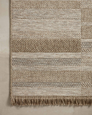 Close-up detail of the Dawn Natural (Pattern 3) showing its pile and weave.
