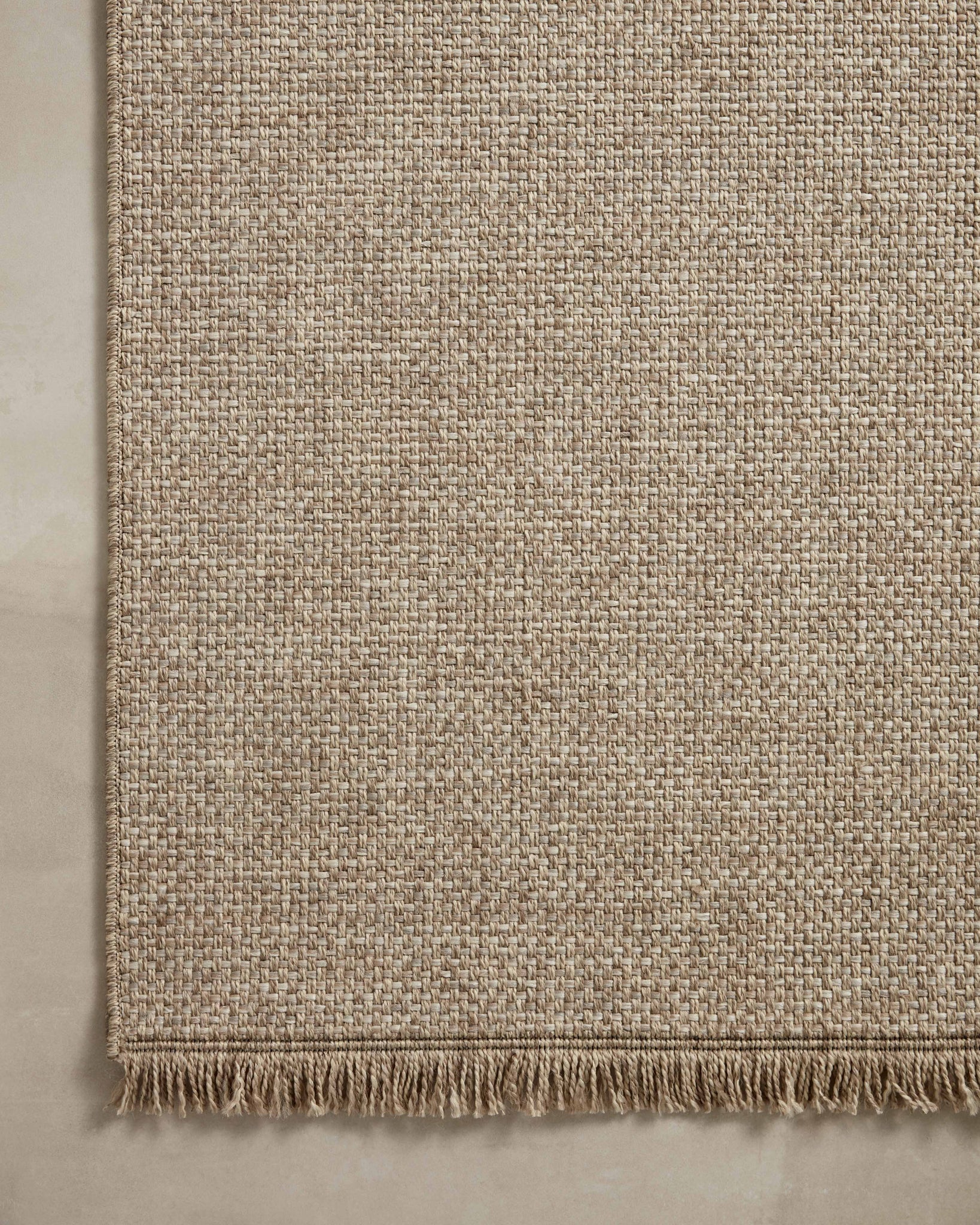 Close-up detail of the Dawn Natural (Pattern 4) showing its pile and weave.