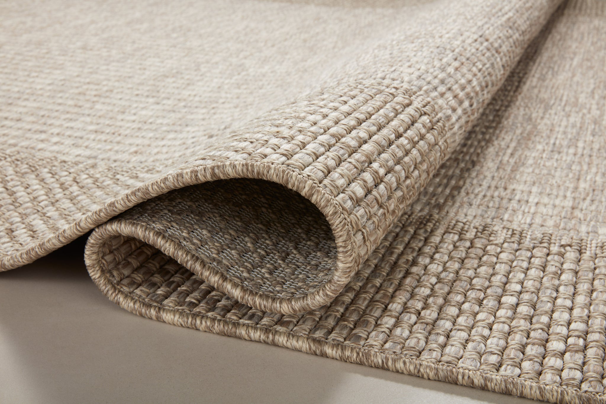 Side view of the Dawn Natural (Pattern 6) rug.