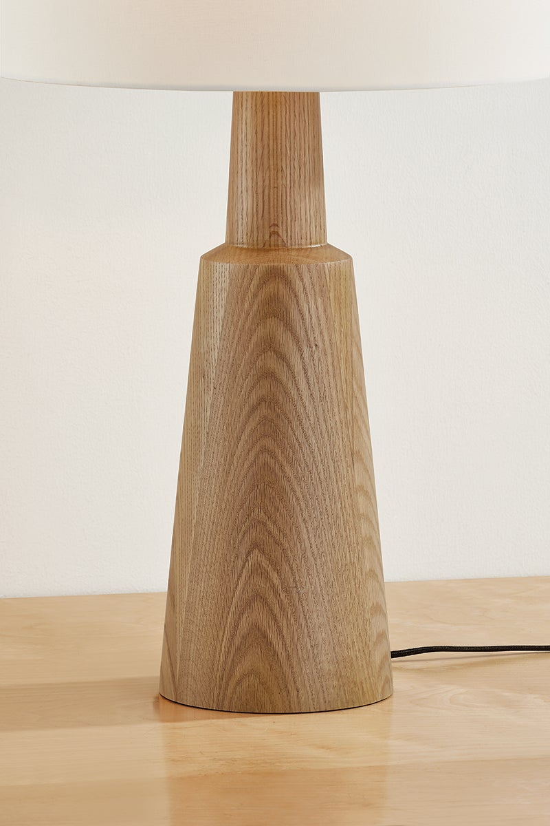 Dennis Table Lamp in aged brass — a Hudson Valley table lamp for living rooms, entries, and bedrooms at Laurie Yapp Home.