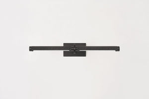 Close-up of the Deptford Picture Light 18" in dark bronze showing the arm curve and shade proportion.