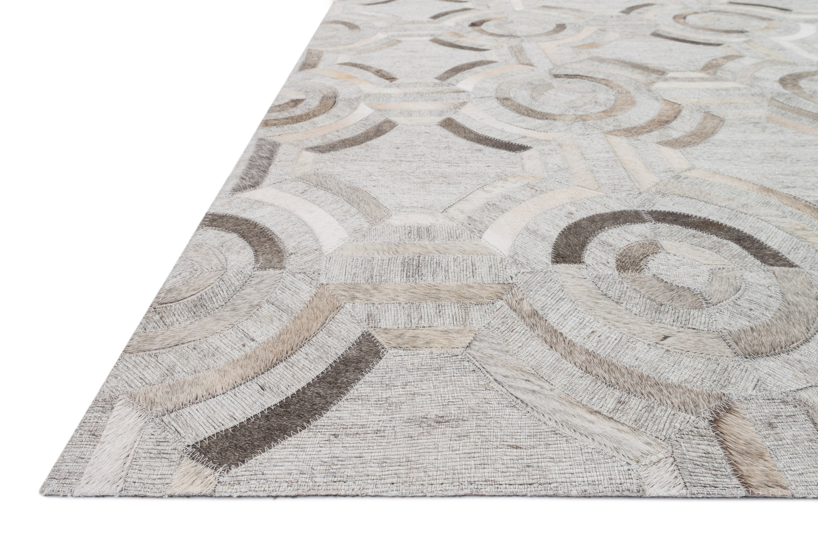Dorado Grey / Grey (Pattern 5) — a Loloi rug at Laurie Yapp Home.