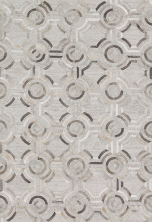 Dorado Grey / Grey (Pattern 5) — a Loloi rug at Laurie Yapp Home.