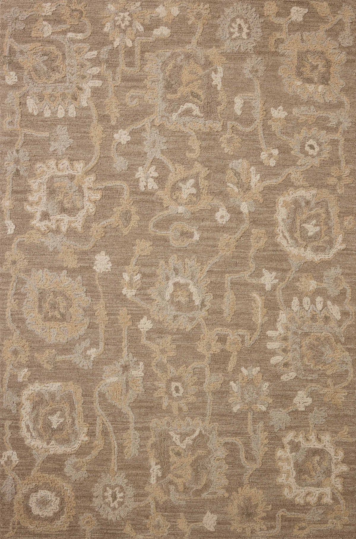 Dorothea Bark / Stone — a Loloi rug at Laurie Yapp Home.