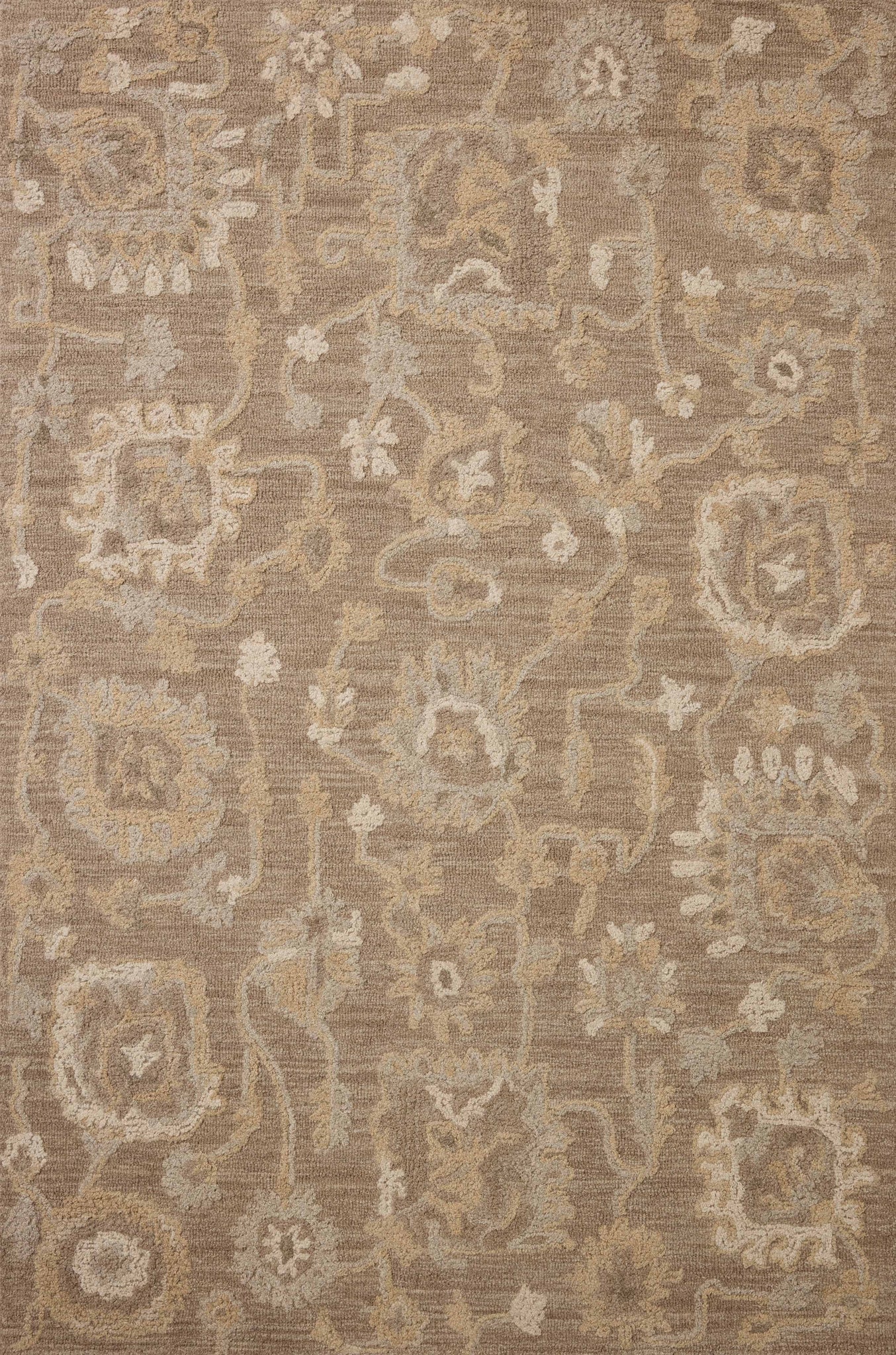 Dorothea Bark / Stone — a Loloi rug at Laurie Yapp Home.