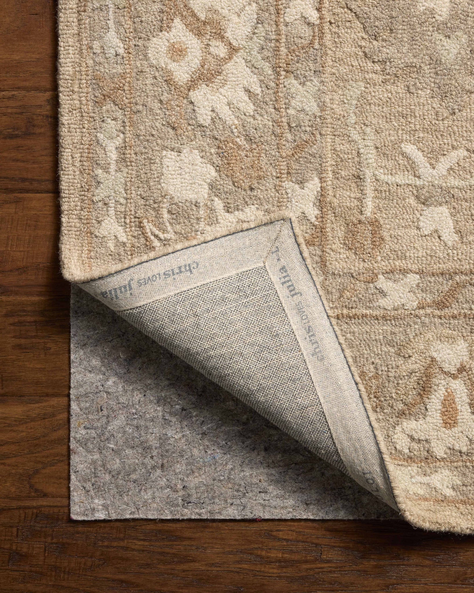 Dorothea Khaki / Dove shown from a different angle to reveal its pattern.