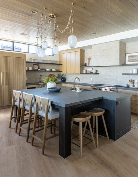 Daith Chandelier 61.25" styled in a formal living room for warm, layered light at Laurie Yapp Home.