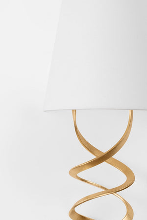 Close-up of the Dota Wall Sconce showing the arm curve and shade silhouette.