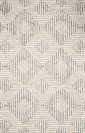Ehren Grey / Silver — a Loloi rug at Laurie Yapp Home.