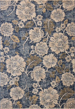 Eileen Denim / Natural — a Loloi rug at Laurie Yapp Home.