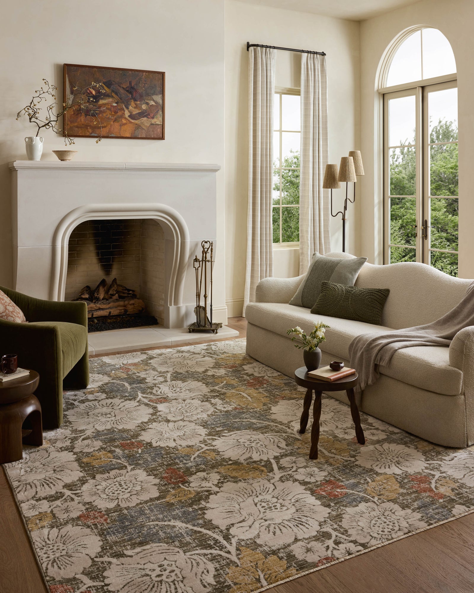 Eileen Olive / Multi — a Loloi rug at Laurie Yapp Home.