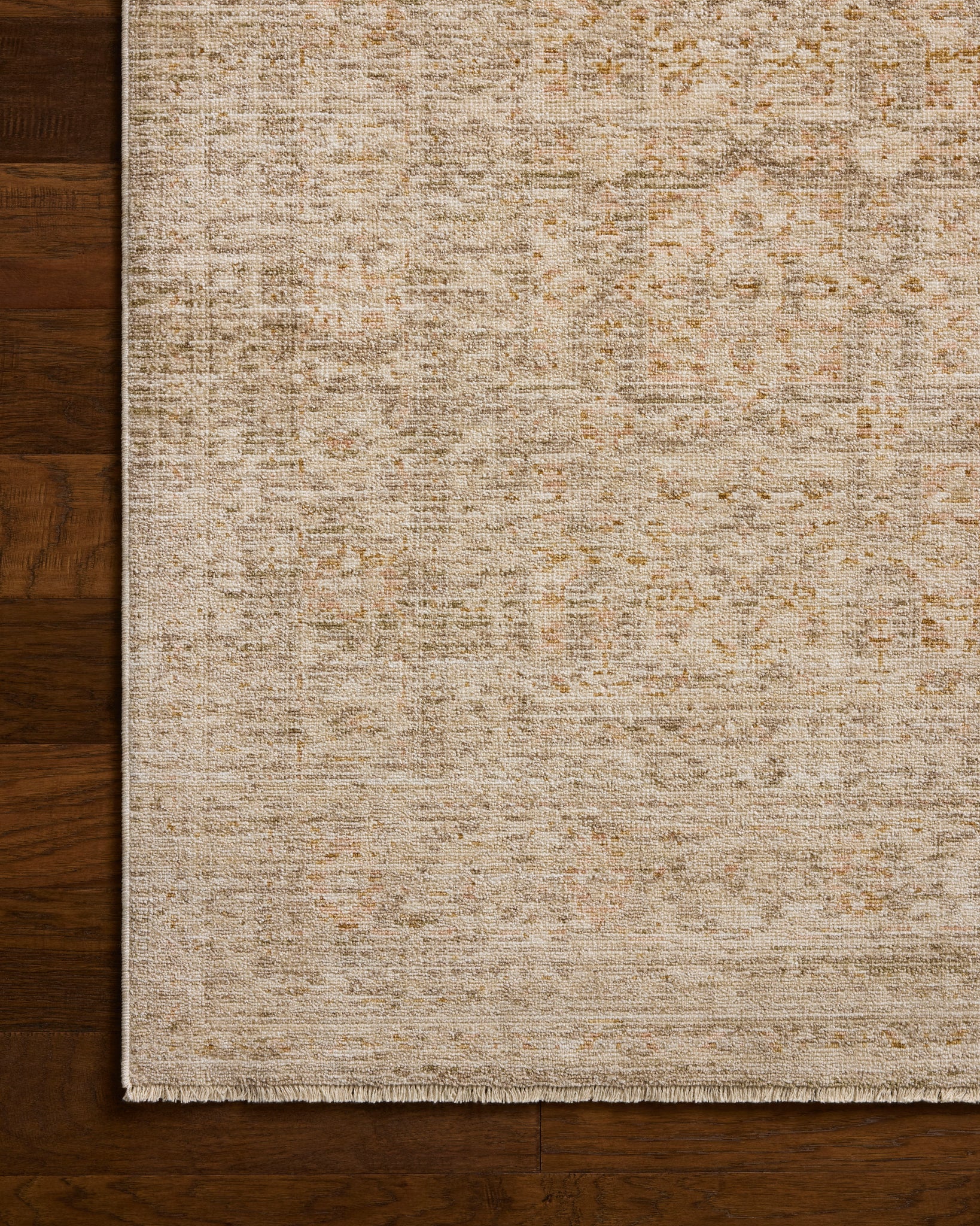 Elora Natural / Terracotta shown from a different angle to reveal its pattern.