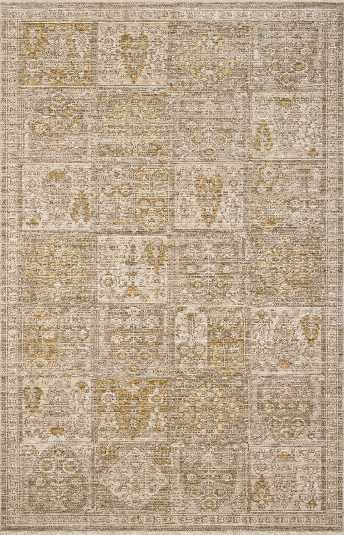 Elora Mushroom / Ochre — a Loloi rug at Laurie Yapp Home.