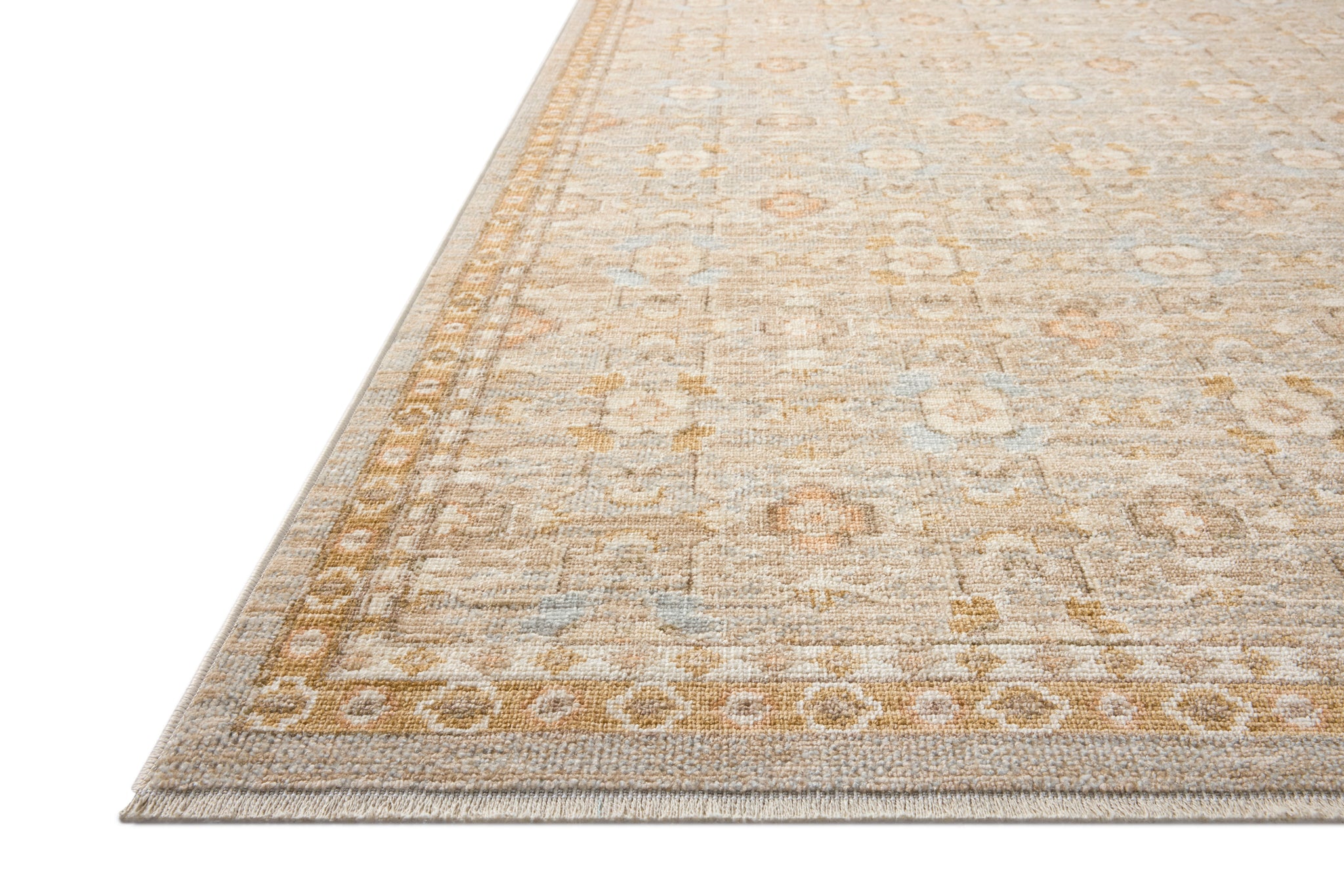 Elora Neutral / Multi shown from a different angle to reveal its pattern.