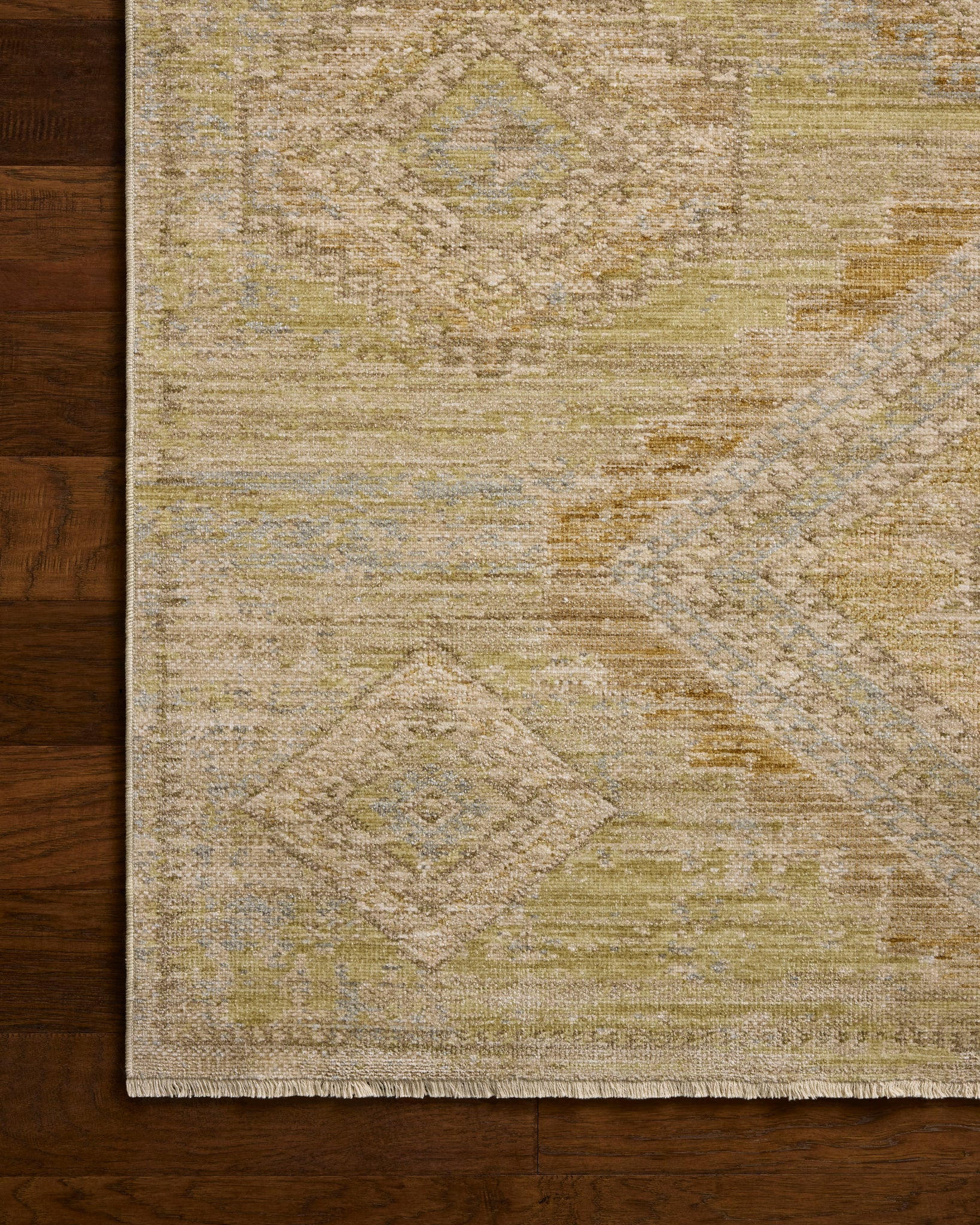 Elora Pistachio / Clay shown from a different angle to reveal its pattern.