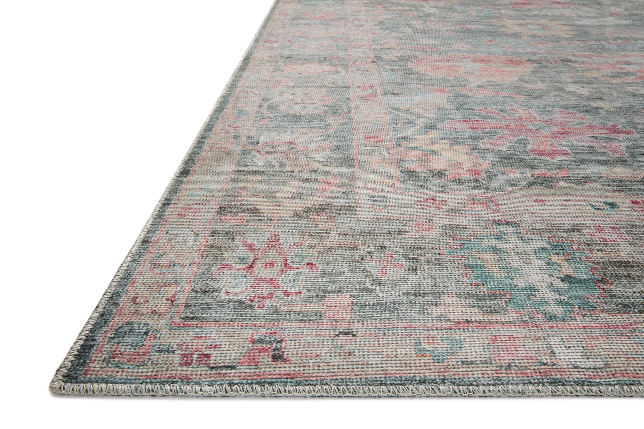 Elysium Graphite / Multi styled in a living room at Laurie Yapp Home.