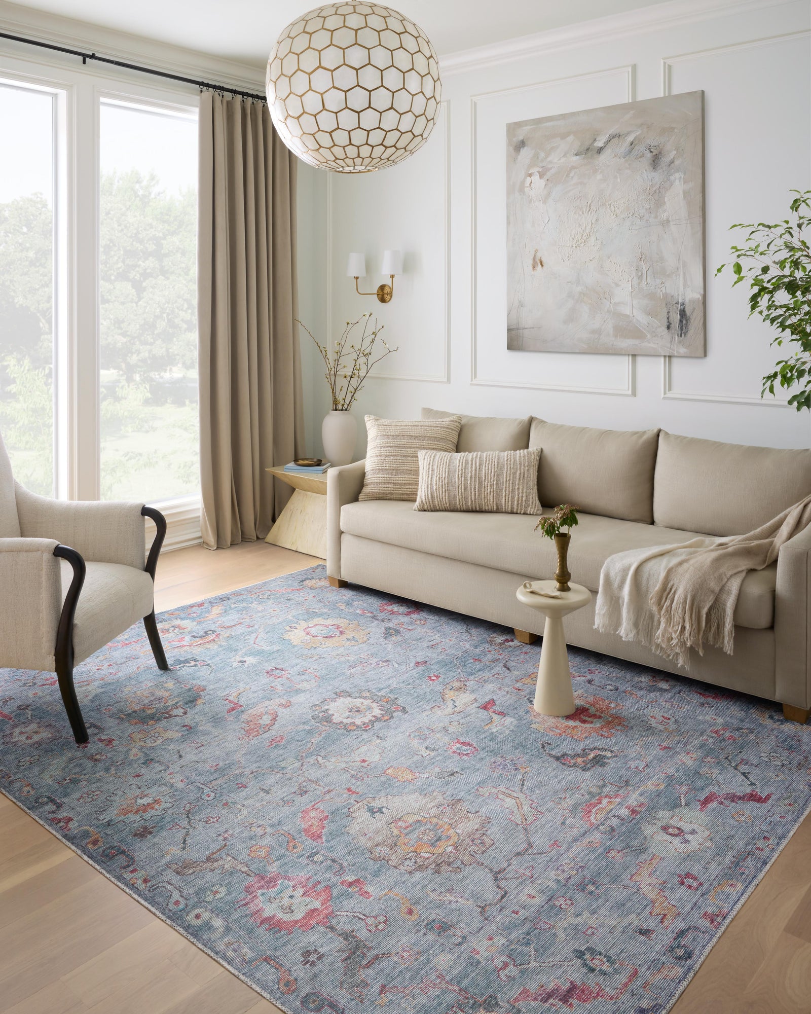 Elysium Denim / Multi — a Loloi rug at Laurie Yapp Home.
