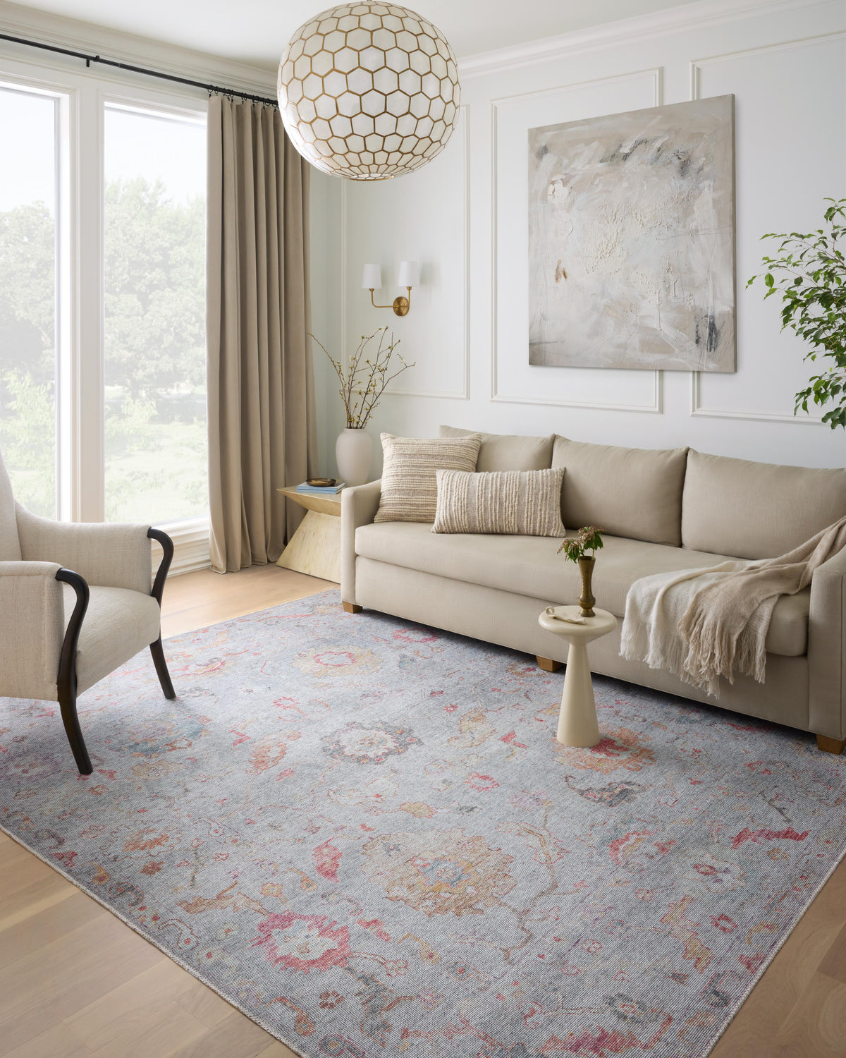 Elysium Silver / Multi — a Loloi rug at Laurie Yapp Home.