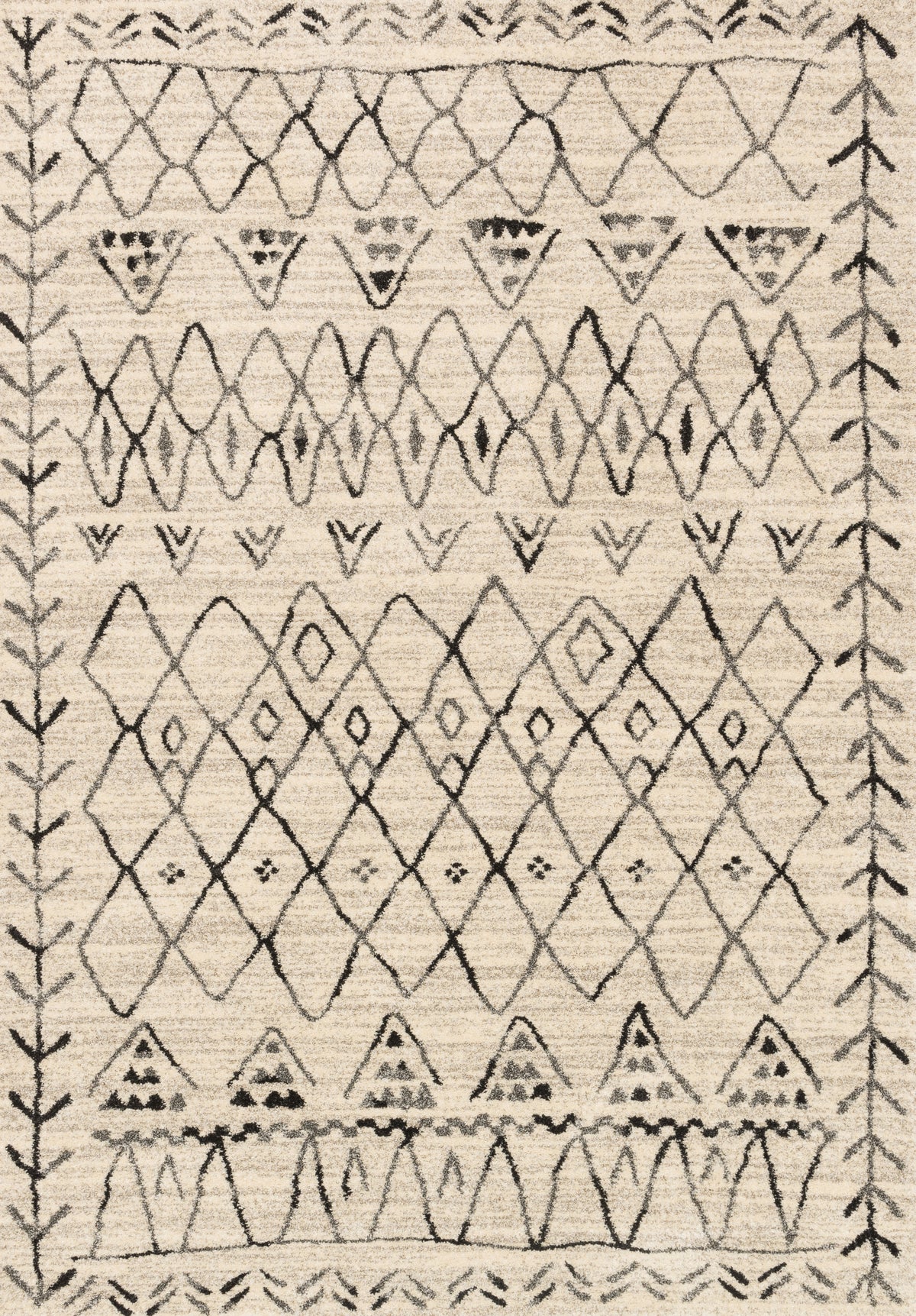 Emory Heather Gray / Black — a Loloi rug at Laurie Yapp Home.