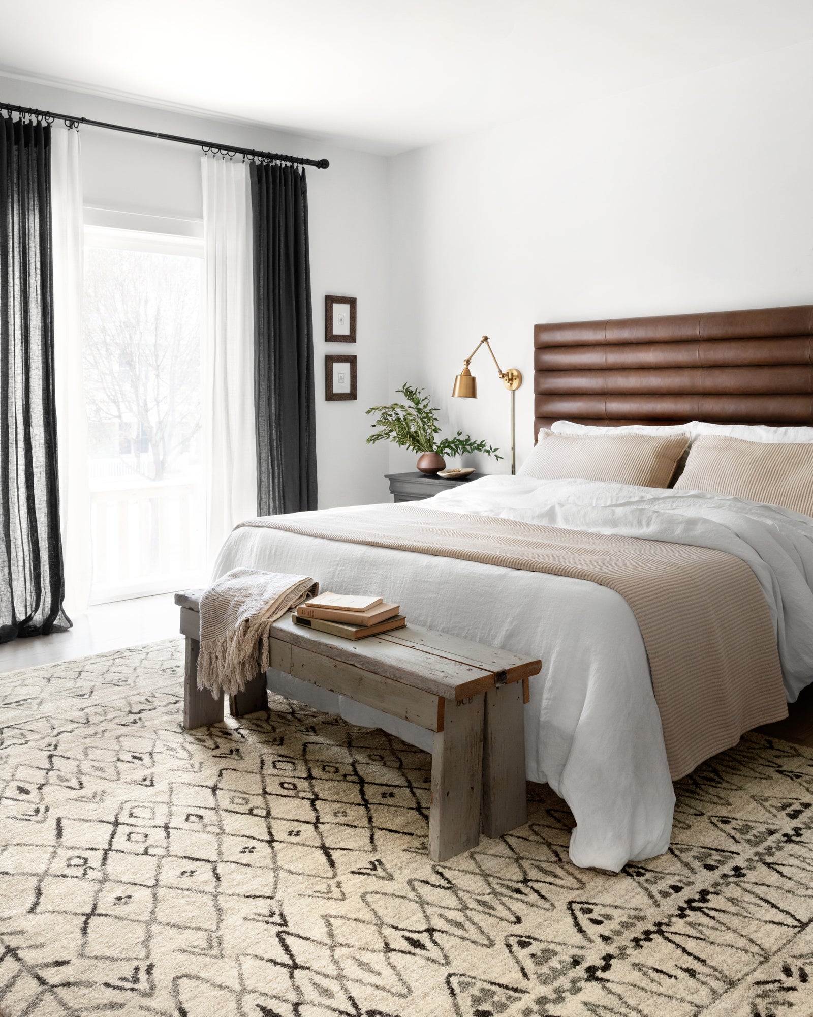 Emory Heather Gray / Black — a Loloi rug at Laurie Yapp Home.