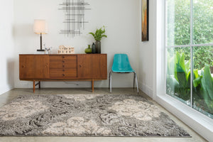 Enchant Smoke / Beige shown from a different angle to reveal its pattern.