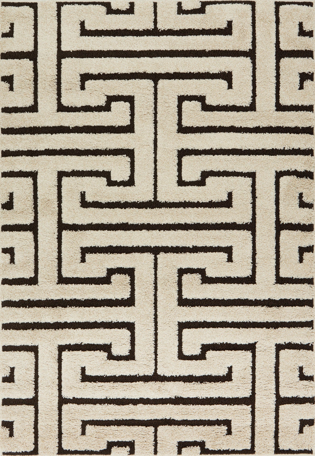 Enchant Ivory / Dark Brown — a Loloi rug at Laurie Yapp Home.