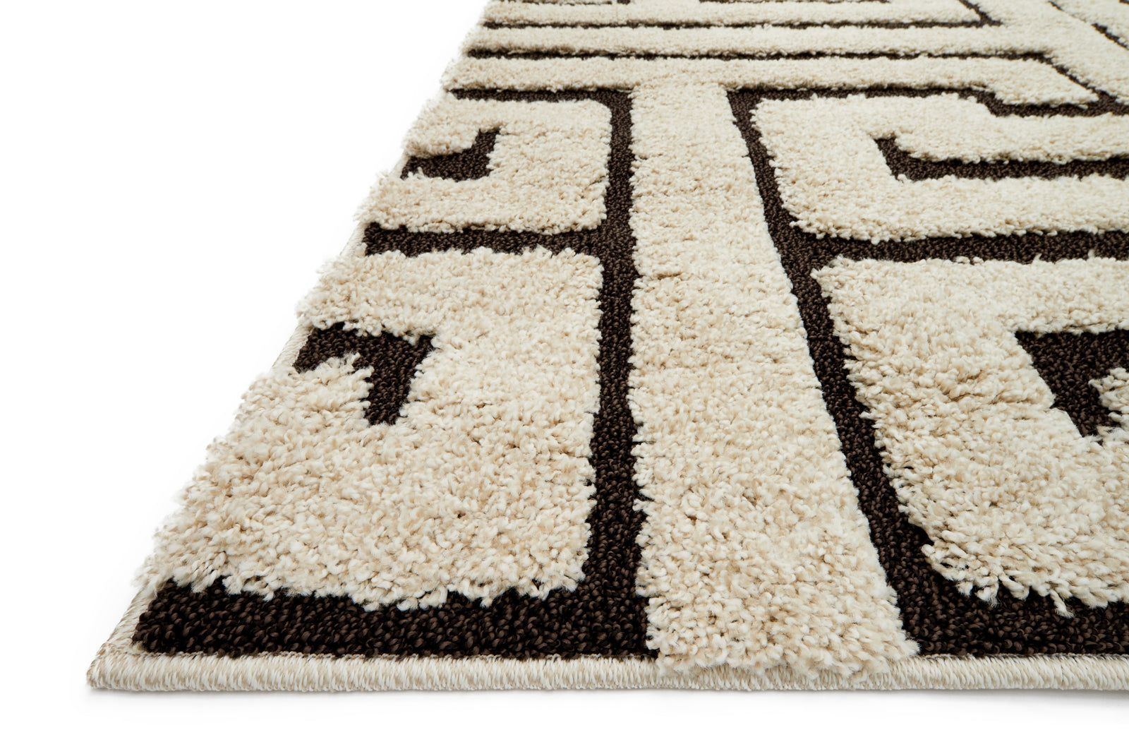 Enchant Ivory / Dark Brown — a Loloi rug at Laurie Yapp Home.