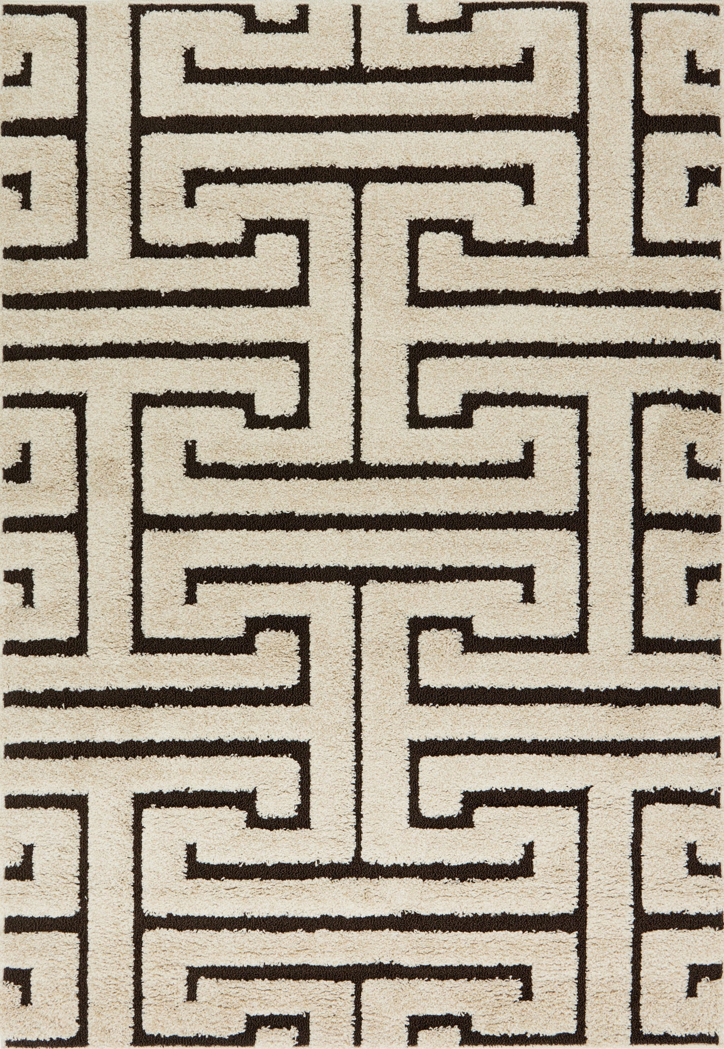 Enchant Ivory / Dark Brown — a Loloi rug at Laurie Yapp Home.