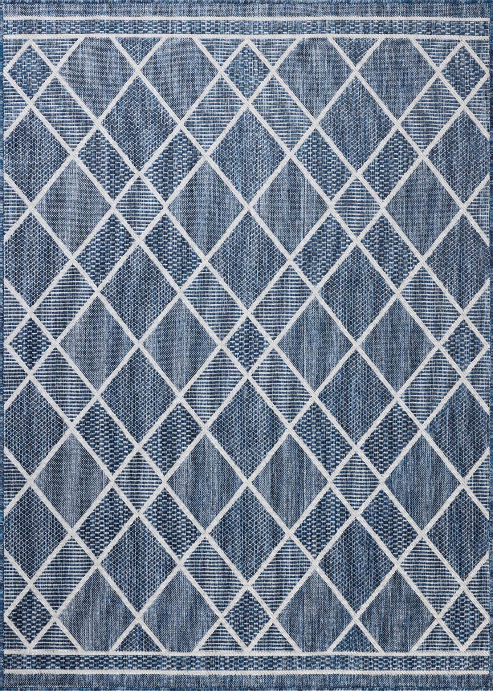 Easton Ivory / Denim — a Loloi rug at Laurie Yapp Home.