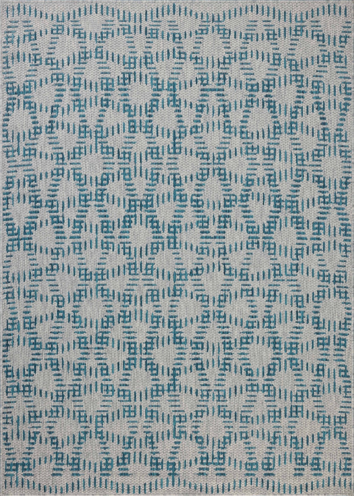 Easton Fog / Teal — a Loloi rug at Laurie Yapp Home.